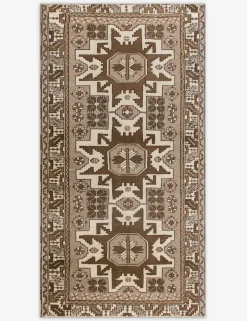 Vintage Turkish Hand-Knotted Wool Rug No. 553, 3'4
