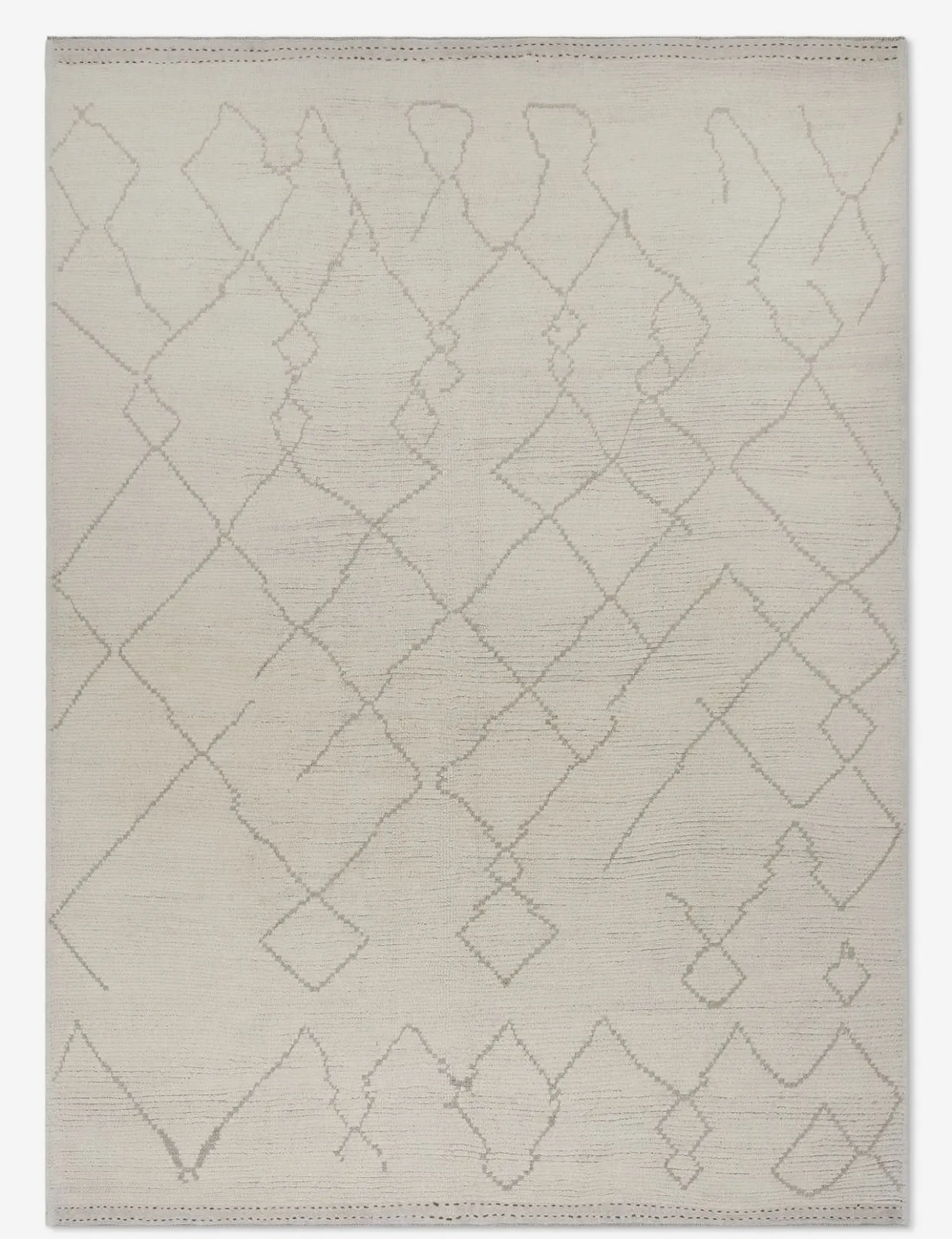 Vintage Turkish Hand-Knotted Wool Rug No. 399, 8'1" x 10'8"