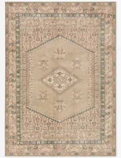 Vintage Turkish Hand-Knotted Wool Rug No. 419, 6'6