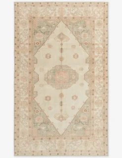 Vintage Turkish Hand-Knotted Wool Rug No. 303, 6'5