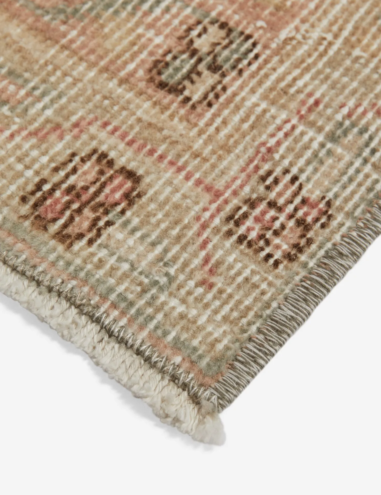 Vintage Turkish Hand-Knotted Wool Rug No. 303, 6'5" x 10'7"