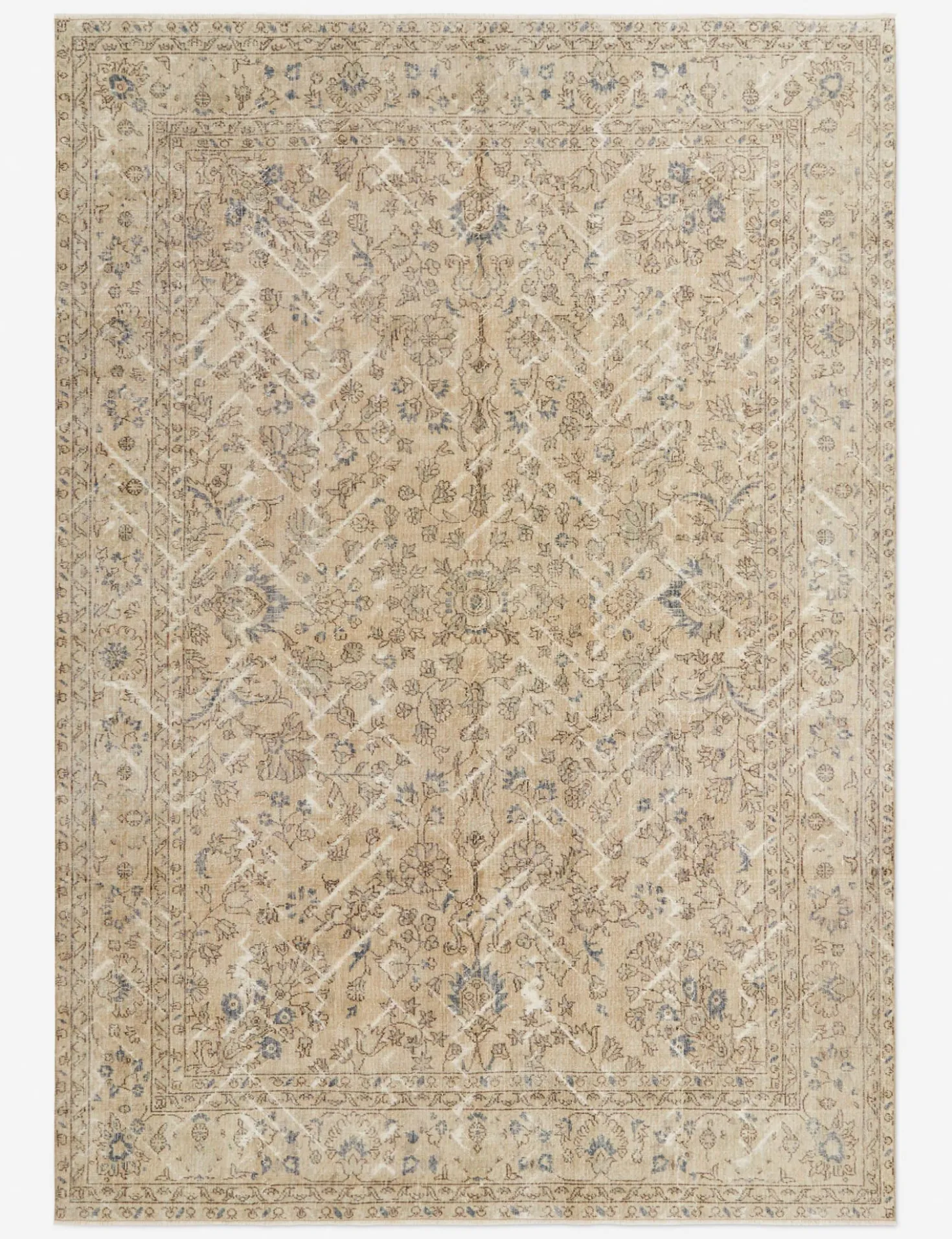 Vintage Turkish Hand-Knotted Wool Rug No. 277, 8'2" x 11'9"