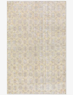 Vintage Turkish Hand-Knotted Wool Rug No. 506, 5' 5" x 8' 7"