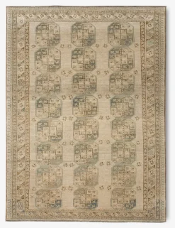 Vintage Turkish Hand-Knotted Wool Rug No. 388, 7'10" x 10'10"