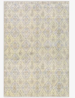 Vintage Turkish Hand-Knotted Wool Rug No. 513, 4' 10" x 7'