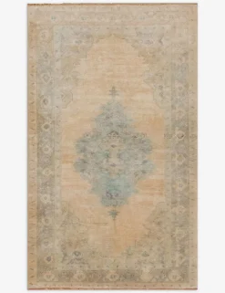 Vintage Turkish Hand-Knotted Wool Rug No. 554, 4'8