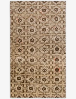 Vintage Turkish Hand-Knotted Wool Rug No. 547, 4'5