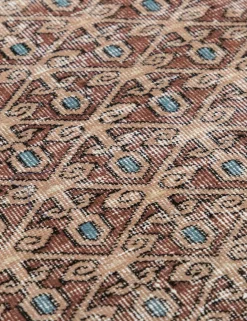 Vintage Turkish Hand-Knotted Wool Rug No. 549, 4' x 6'9
