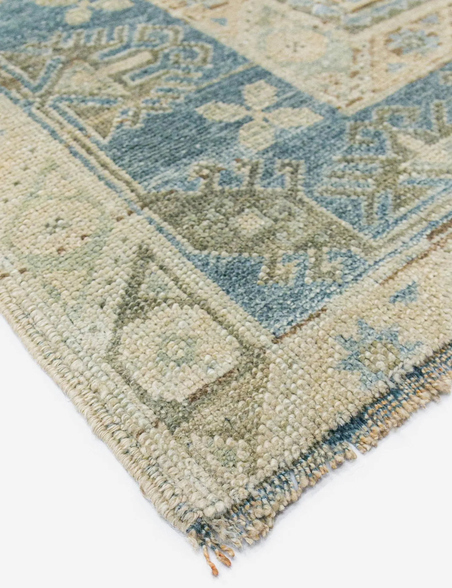 Vintage Turkish Hand-Knotted Wool Rug No. 459, 4'4" x 6'7"