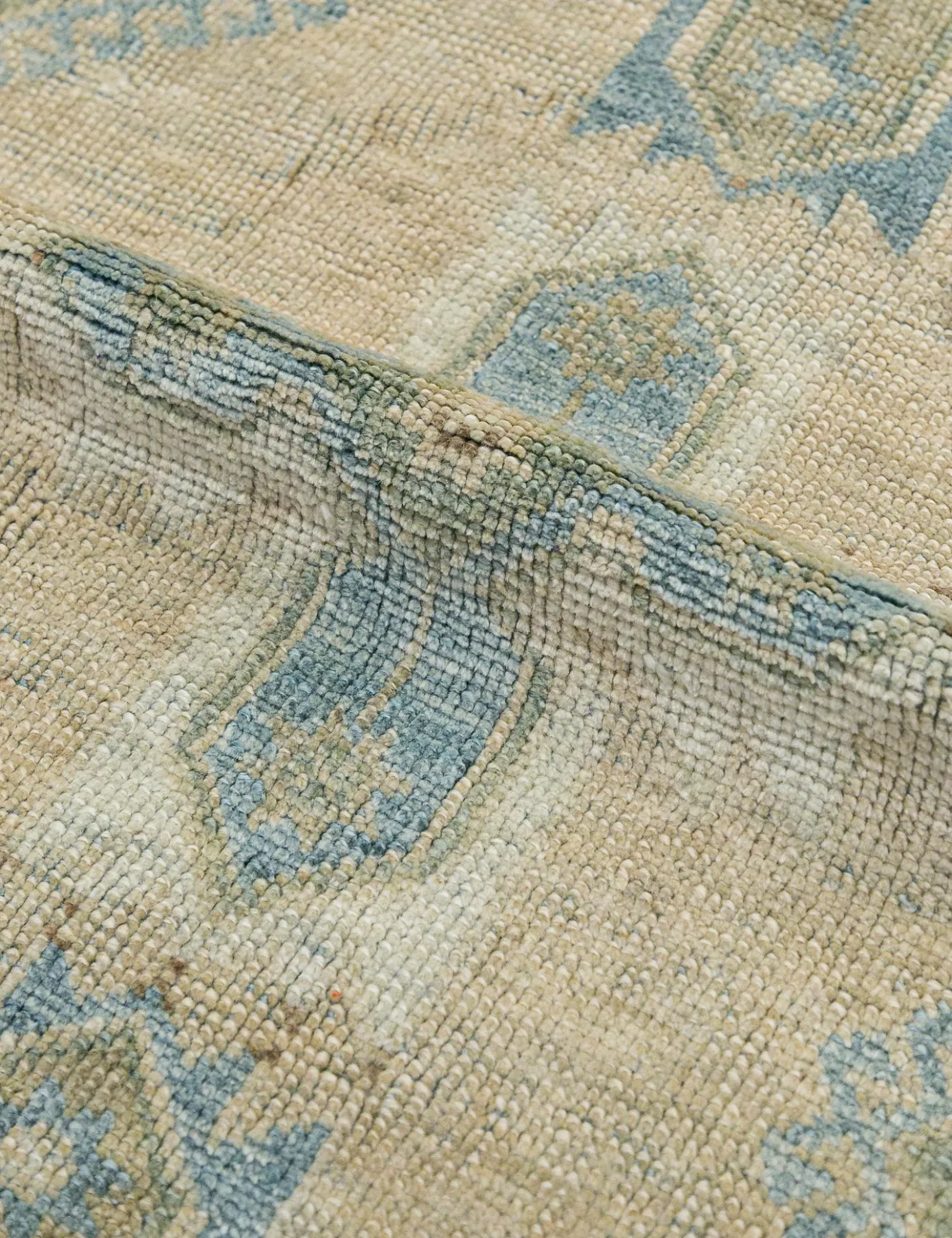 Vintage Turkish Hand-Knotted Wool Rug No. 459, 4'4" x 6'7"