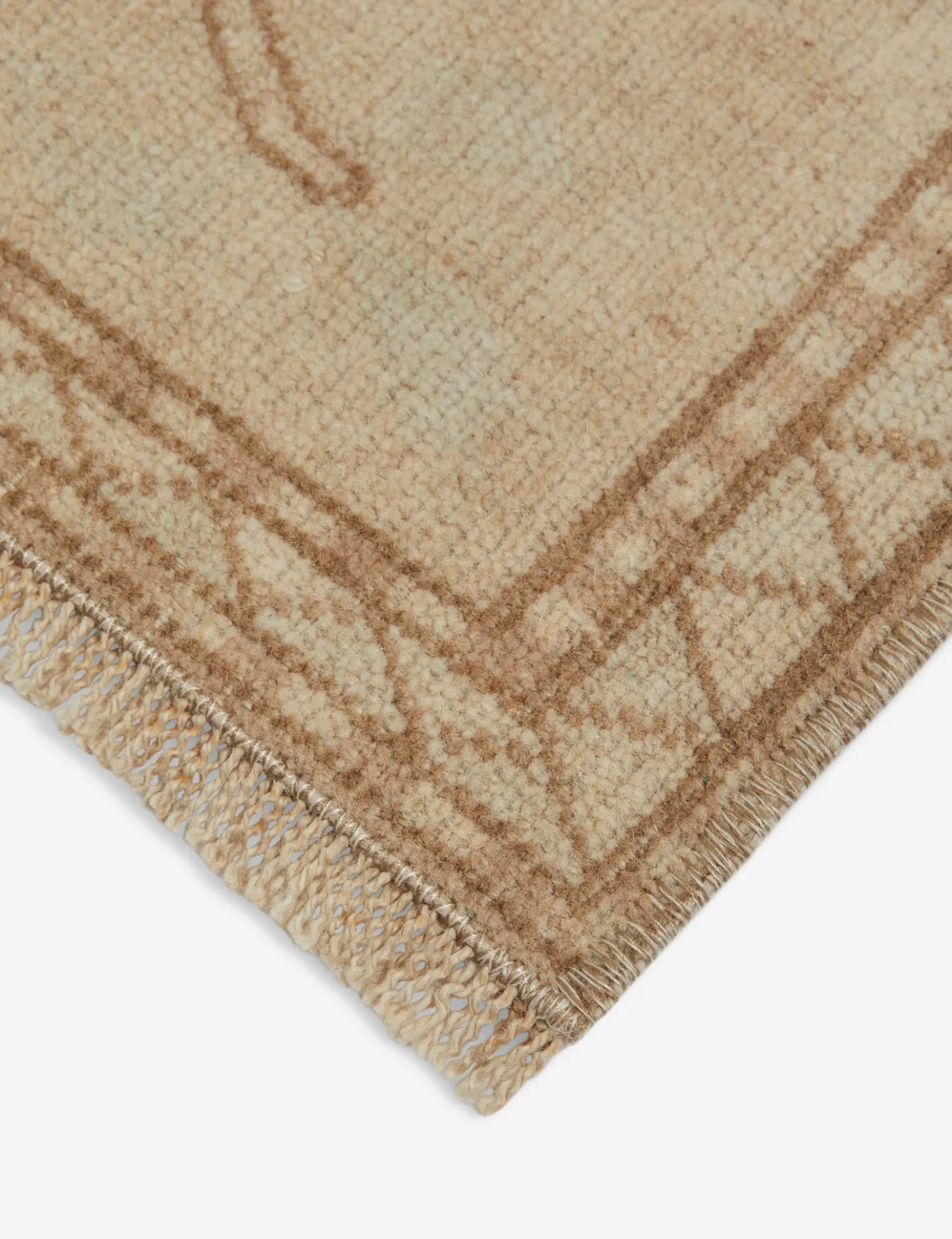 Vintage Turkish Hand-Knotted Wool Rug No. 320, 5'3" x 8'2"