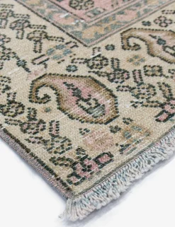 Vintage Turkish Hand-Knotted Wool Rug No. 449, 3'10