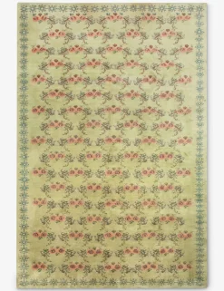 Vintage Turkish Hand-Knotted Wool Rug No. 543, 6'10" x 11'8"