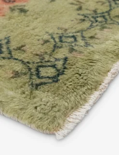 Vintage Turkish Hand-Knotted Wool Rug No. 543, 6'10" x 11'8"