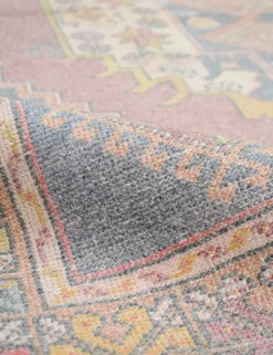 Vintage Turkish Hand-Knotted Wool Rug No. 500, 3' 11" x 6' 2"