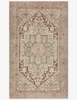 Vintage Turkish Hand-Knotted Wool Rug No. 430, 4'1