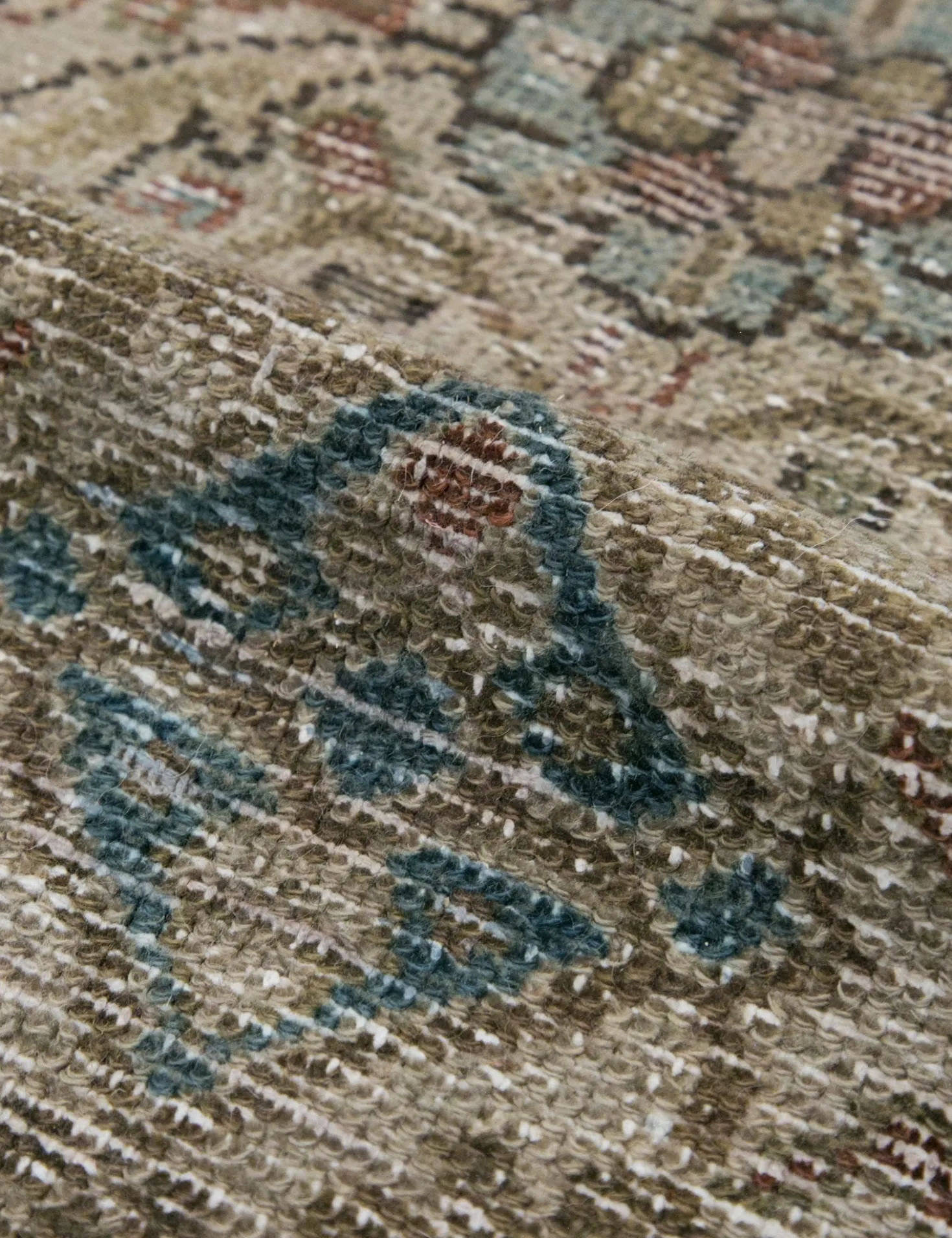 Vintage Turkish Hand-Knotted Wool Rug No. 373, 5'5" x 14'10"