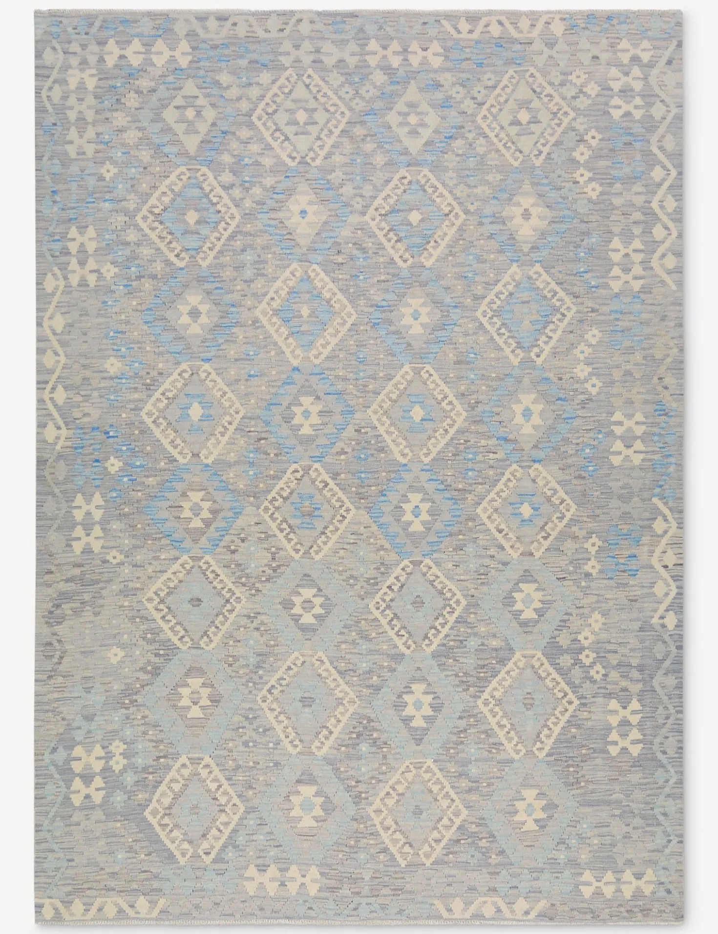 Vintage Turkish Hand-Knotted Wool Rug No. 470, 6' 8" x 9' 6"