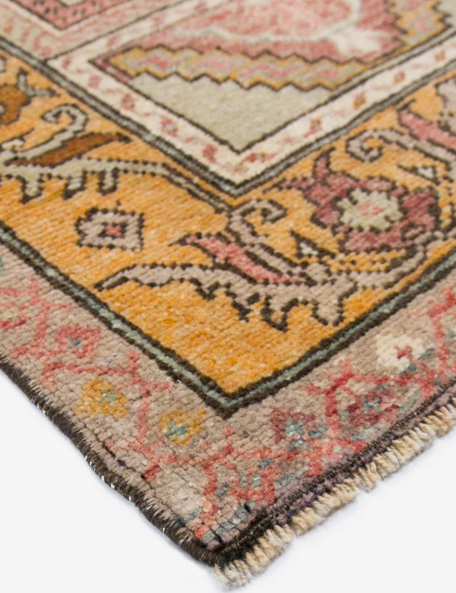 Vintage Turkish Hand-Knotted Wool Rug No. 406, 5'3" x 10'