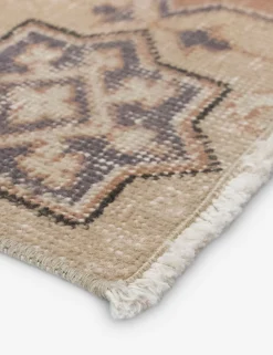 Vintage Turkish Hand-Knotted Wool Rug No. 539, 6'4