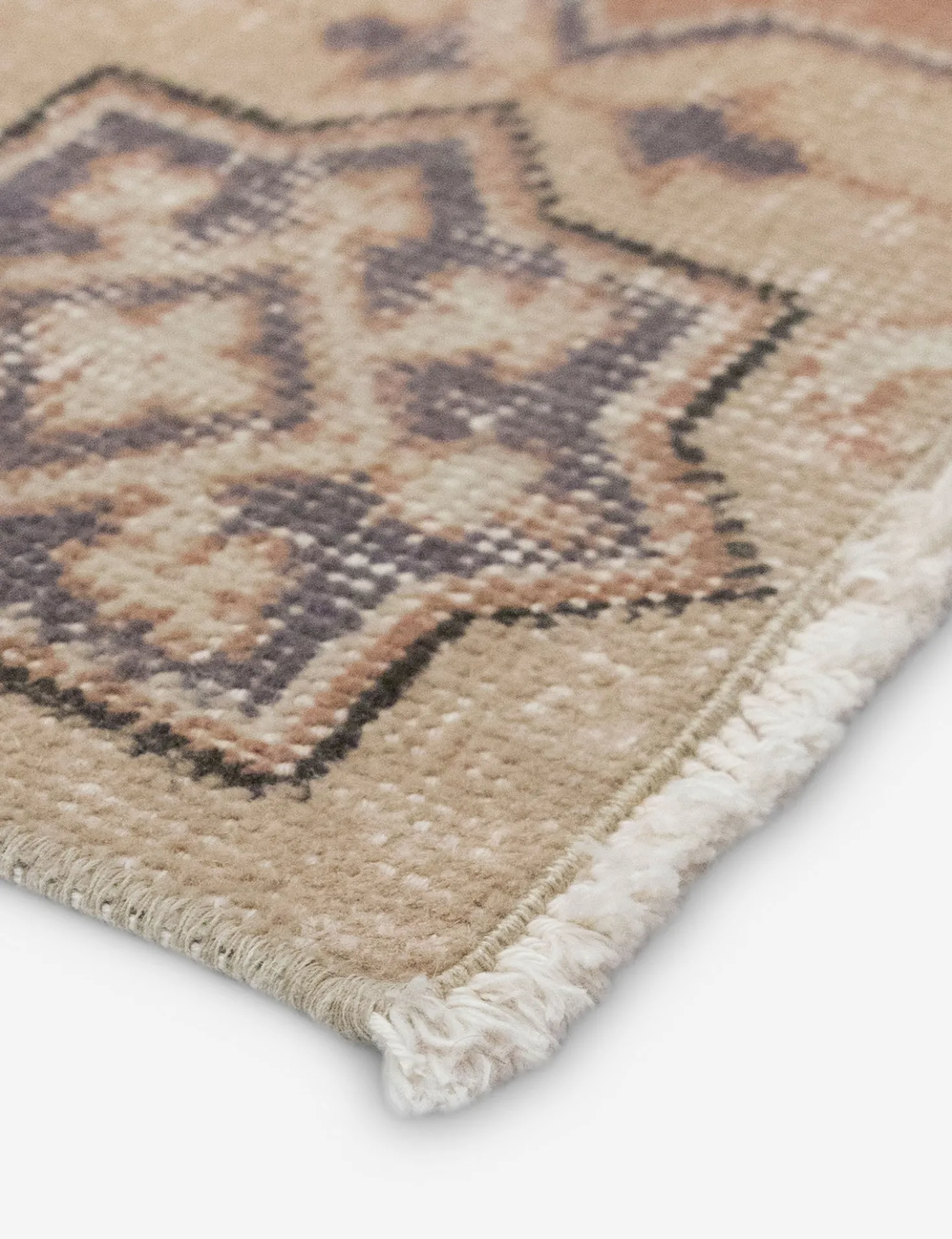 Vintage Turkish Hand-Knotted Wool Rug No. 539, 6'4" x 10'