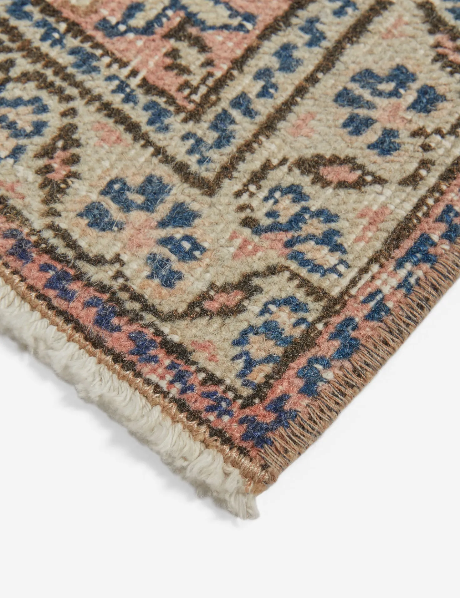 Vintage Turkish Hand-Knotted Wool Rug No. 299, 6'5" x 9'3"