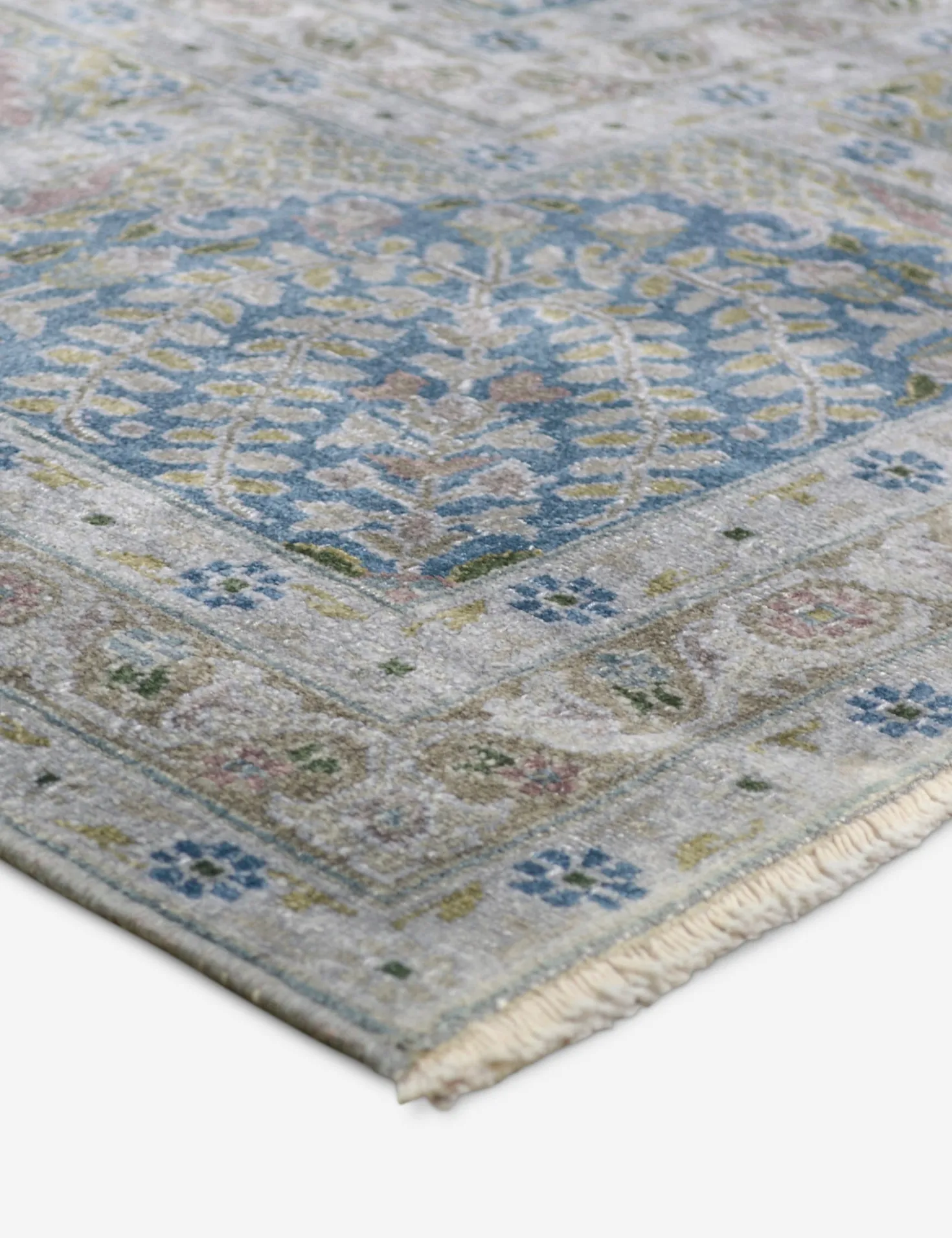Vintage Turkish Hand-Knotted Wool Rug No. 411, 7'10" x 11'