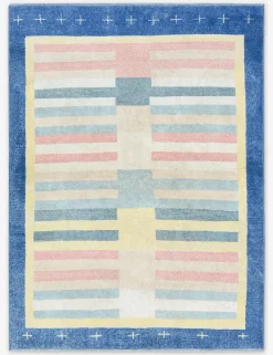 Vintage Turkish Hand-Knotted Wool Rug No. 521, 3' 10" X 5' 1"