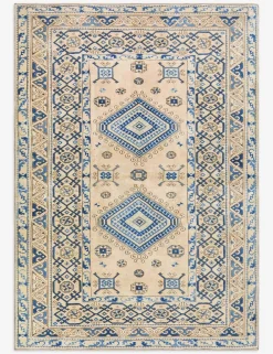 Vintage Turkish Hand-Knotted Wool Rug No. 515, 4' 10" x 6' 9"