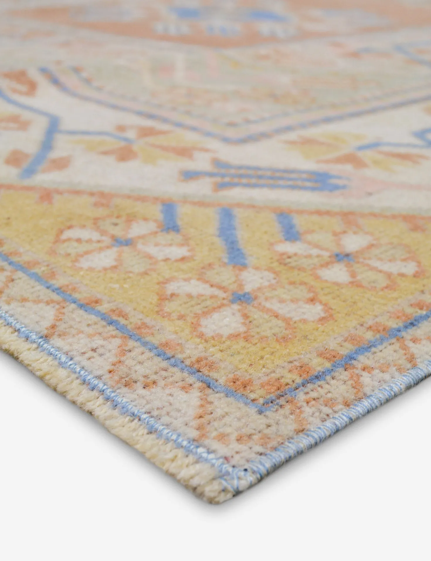 Vintage Turkish Hand-Knotted Wool Rug No. 466, 5' x 8' 2"