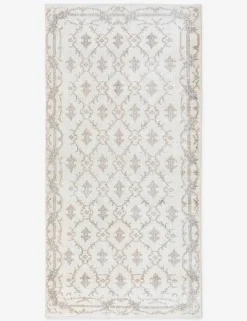 Vintage Turkish Hand-Knotted Wool Rug No. 518, 3' 2" x 6' 5"