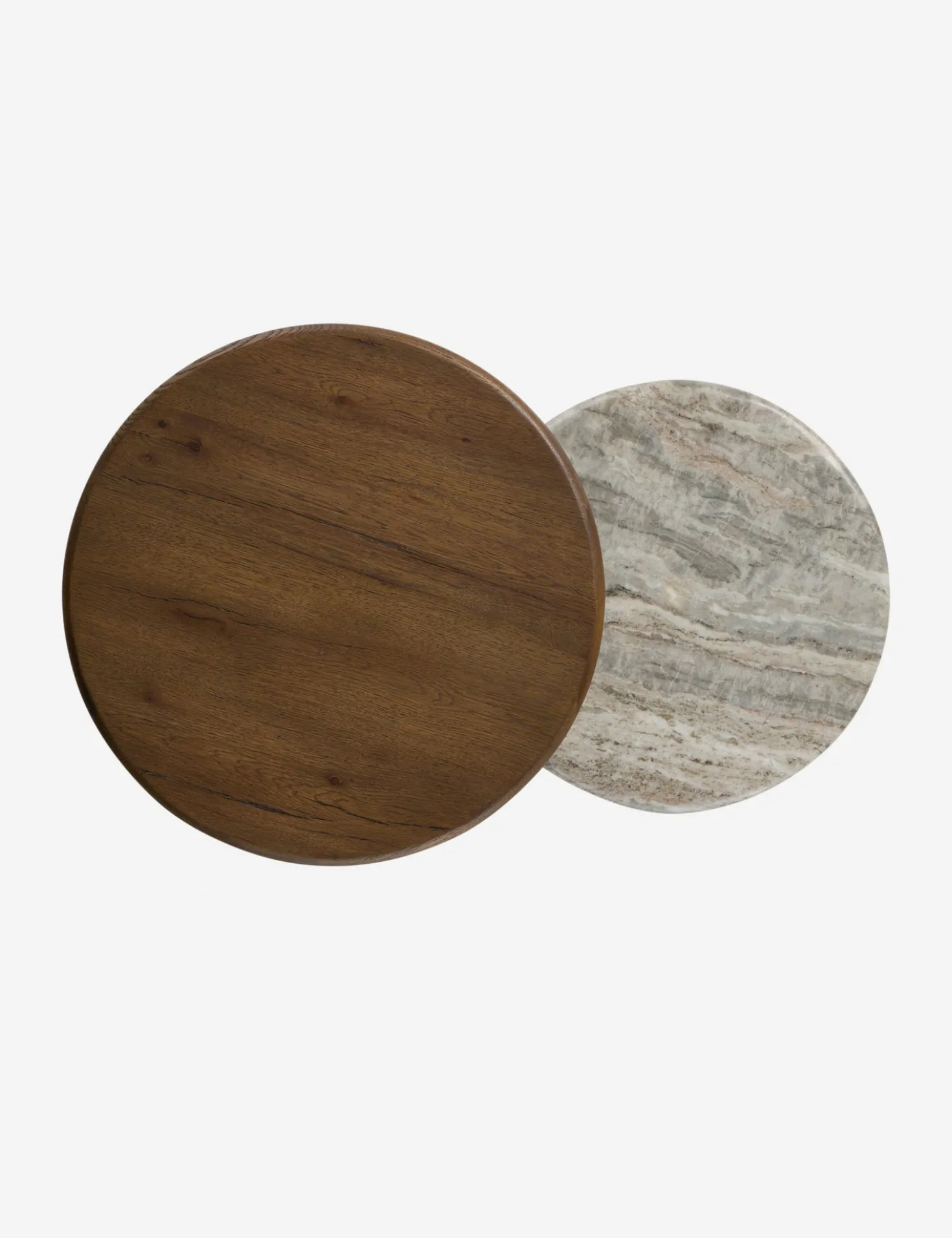Waylie Nesting Round Side Tables (Set of 2) by Amber Lewis x Four Hands