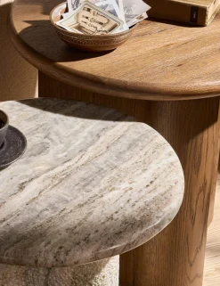 Waylie Nesting Round Side Tables (Set of 2) by Amber Lewis x Four Hands