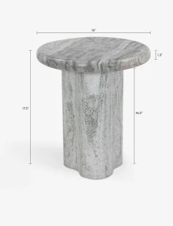 Waylie Small Round Side Table by Amber Lewis x Four Hands