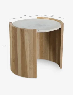 Whilem Round Side Table