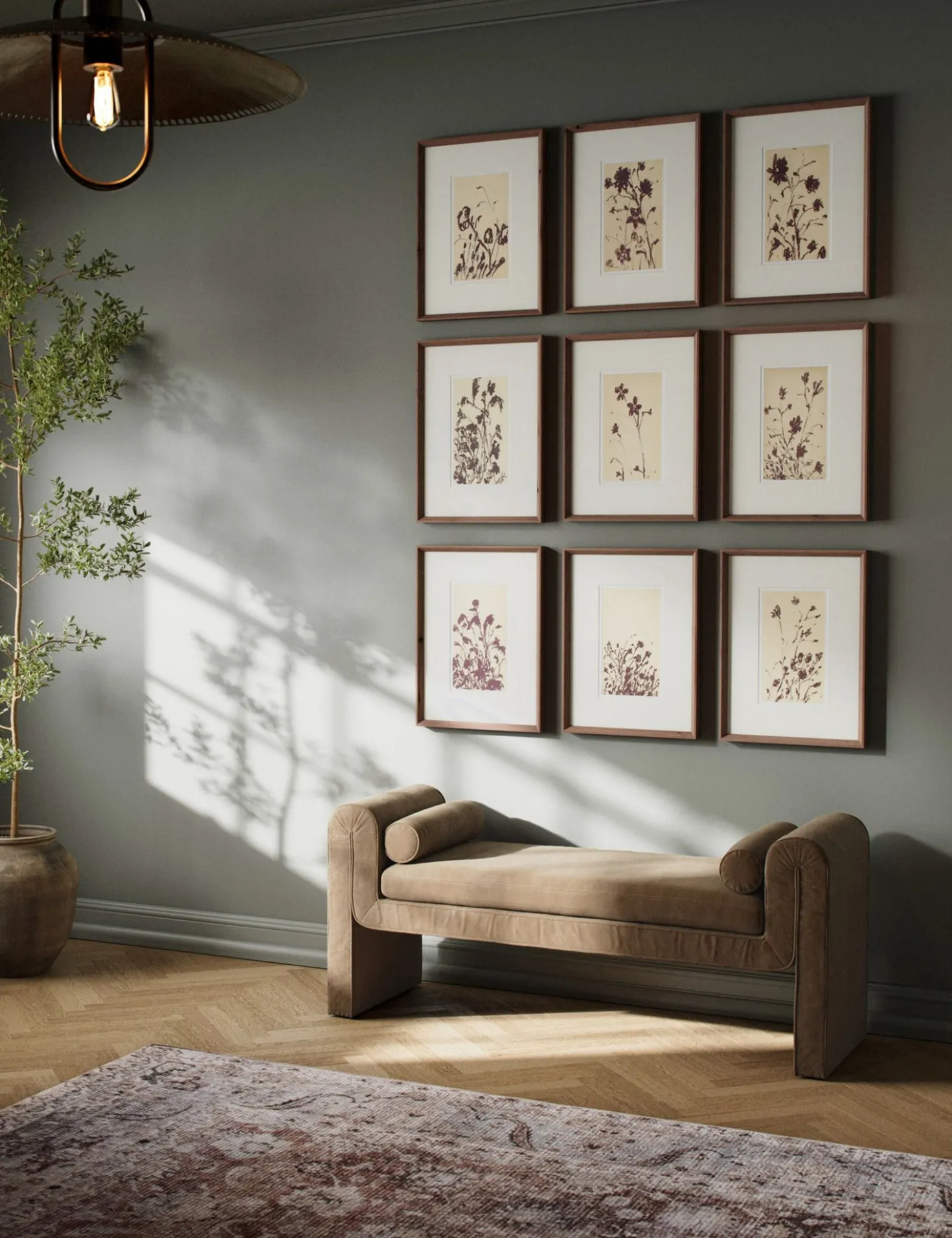 Wild Blooms Wall Art (Set of 9) by Shaina Page