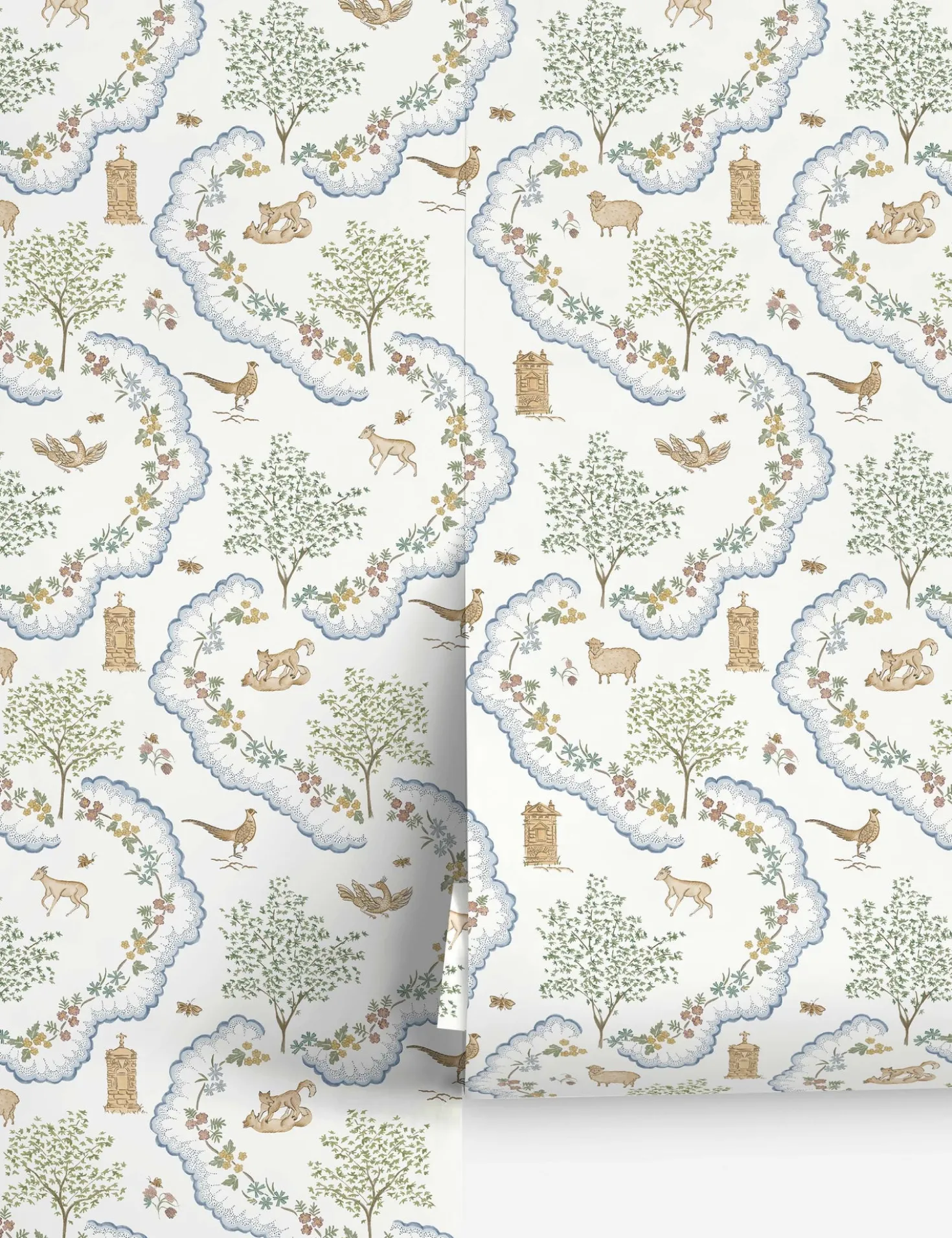 Wildflower Meadow Wallpaper by Sanderson