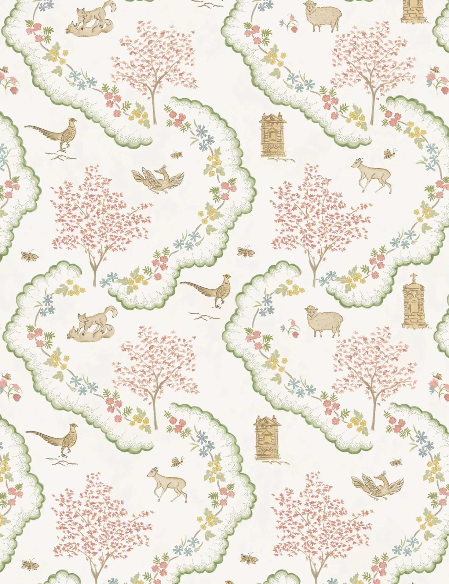 Wildflower Meadow Wallpaper by Sanderson