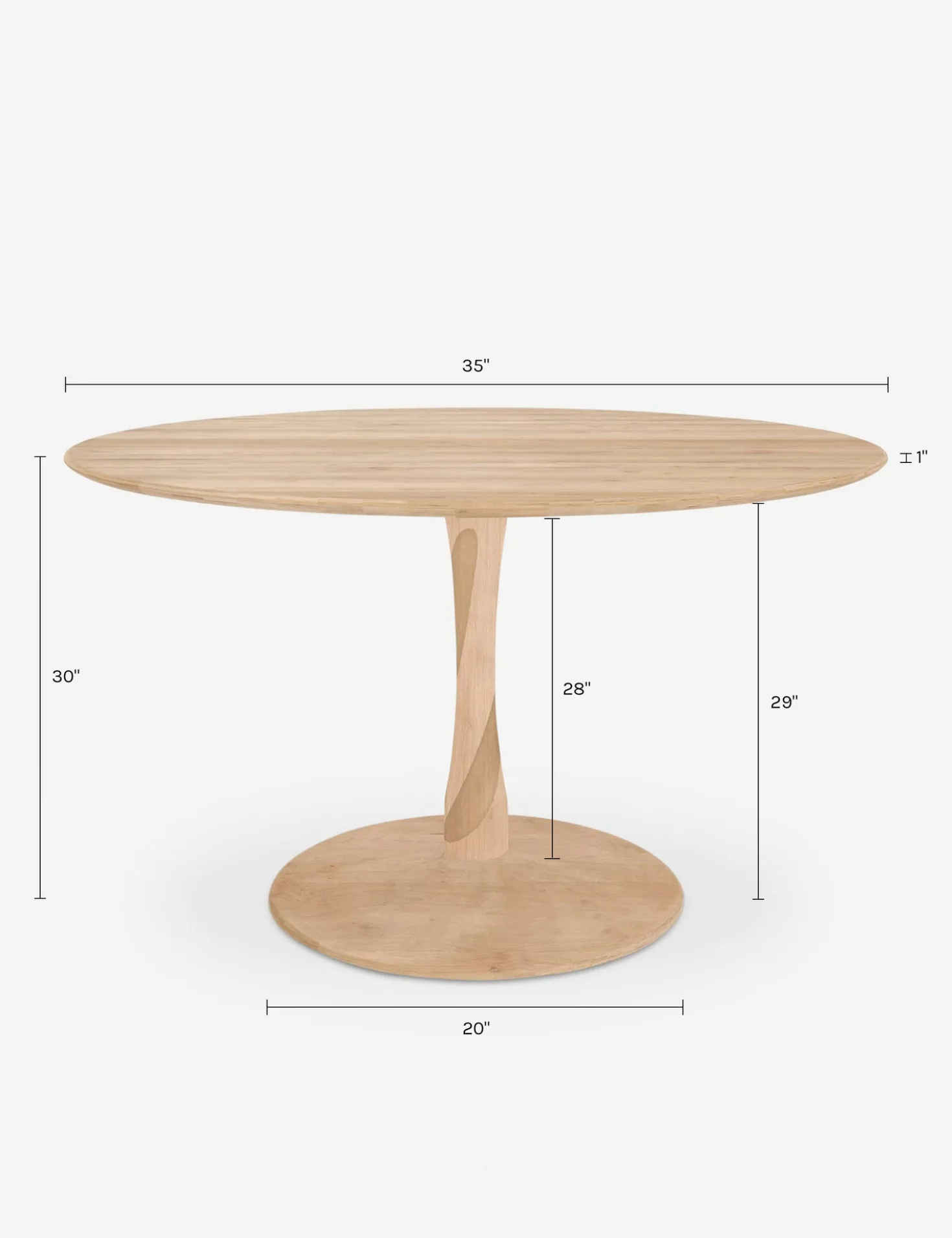 Yarissa Round Dining Table